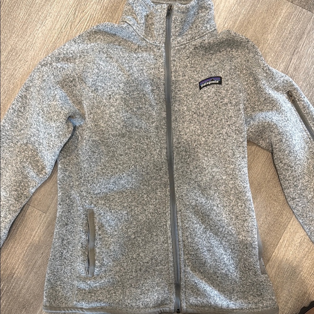 Patagonia Gray Heathered Casual Jacket